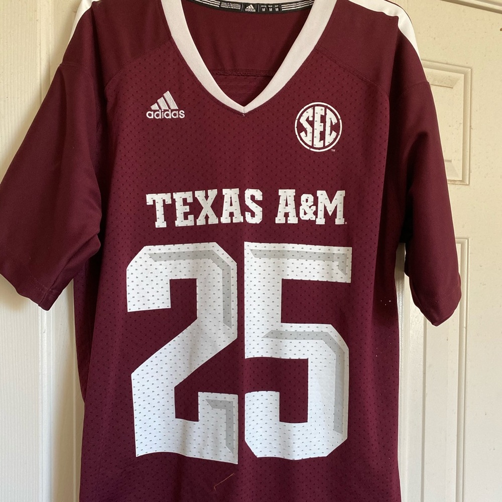 NCAA SEC Texas A&M Adidas jersey